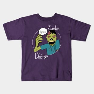 Halloween Zombie Doctor gift Kids T-Shirt